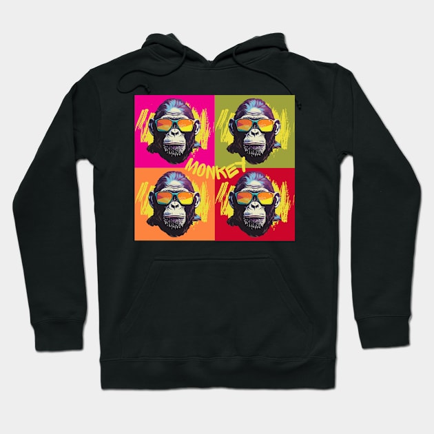 Monkey Hoodie by Teeeshirt